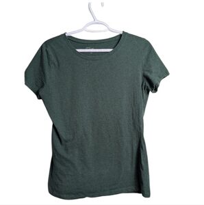 Essentials Fitted Green Short Sleeve T-Shirt